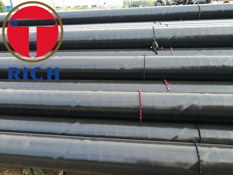 Spiral Double Submerged Arc Welded Steel Pipe Pe Coating For Petroleum Industry