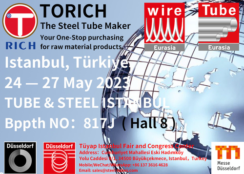 Son şirket haberleri Istanblue Tube Fuarına TORICH Davet Mektubu