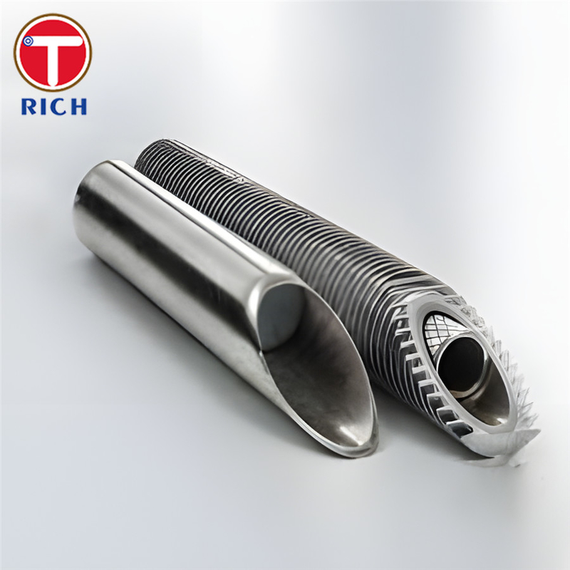 GB/T 24590 12Cr18Ni9 Stainless Steel Tube Efektif Isı Değiştiricisi için Geliştirilmiş Borular