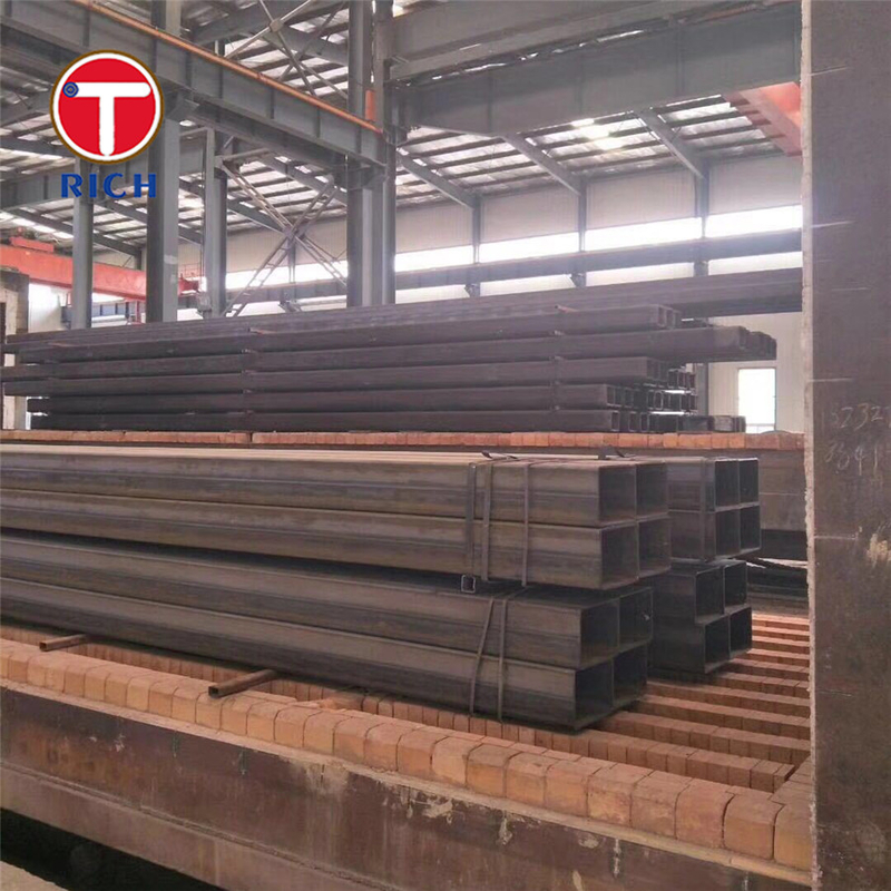 ASTM A500 Sınıf A Galvanizli Kaynaklı Çelik Boru Kaynaklı Siyah Kare Çürük Boru İnşaat için
