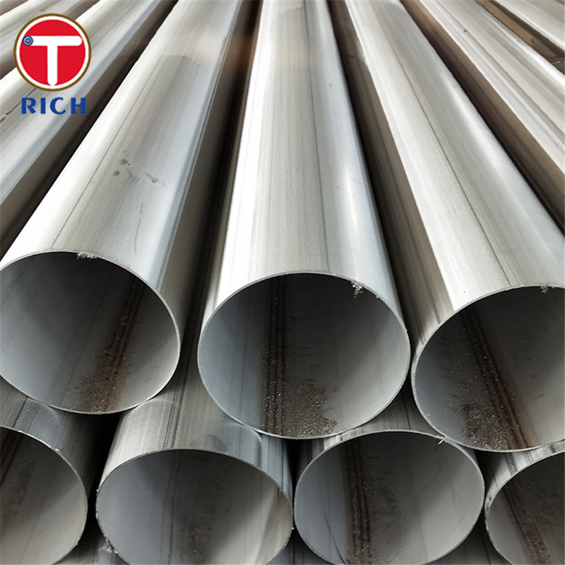 ASTM A409 TP201 Korosif veya Yüksek Sıcaklık Hizmetleri İçin Saldırılmış Büyük Diametralı Austenitik Paslanmaz Çelik Boru