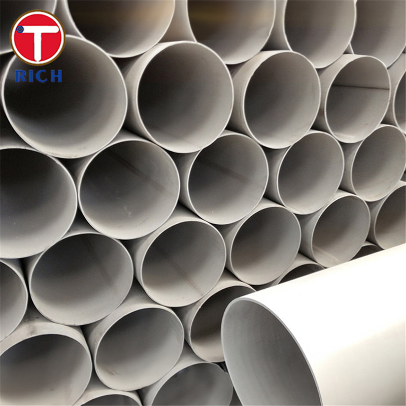 ASTM A409 TP201 Korosif veya Yüksek Sıcaklık Hizmetleri İçin Saldırılmış Büyük Diametralı Austenitik Paslanmaz Çelik Boru