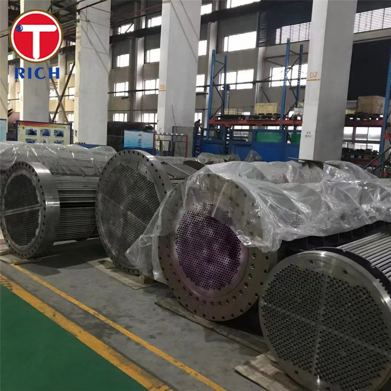ASTM A688 304 Su ısıtma makinesi ısı değiştiricisi için kaynaklı austenitik paslanmaz çelik boru