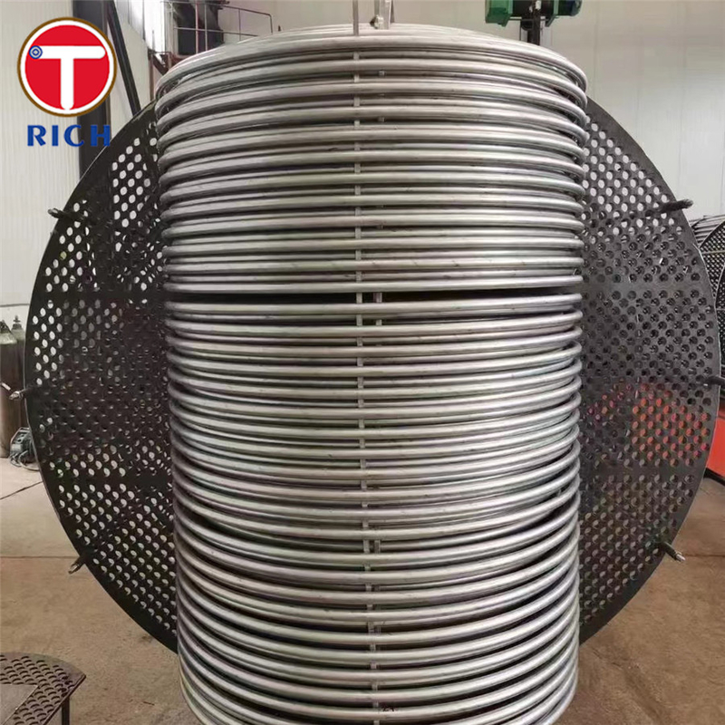 ASTM A688 304 Su ısıtma makinesi ısı değiştiricisi için kaynaklı austenitik paslanmaz çelik boru