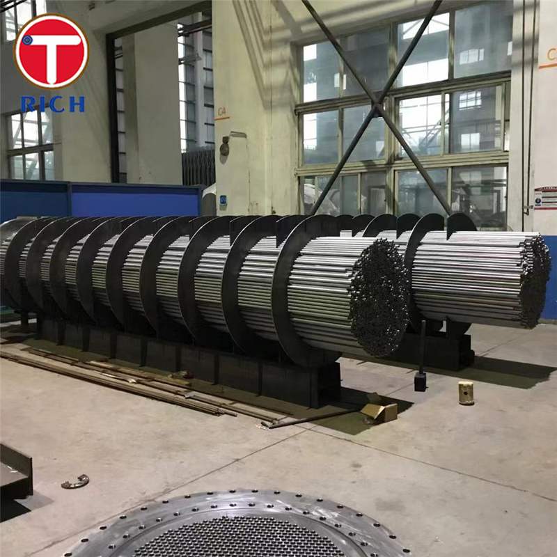ASTM A688 304 Su ısıtma makinesi ısı değiştiricisi için kaynaklı austenitik paslanmaz çelik boru