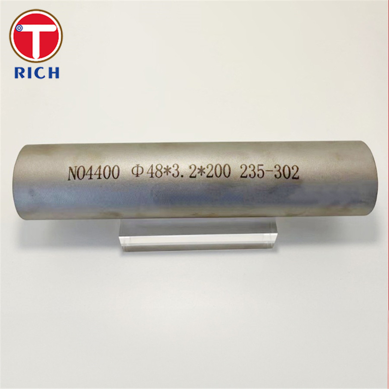 ASTM B165 Monel 400 Dikişsiz Çelik Tüp Nikel Bakır Alaşımı UNS N04400 Otomobil İçin Dikişsiz Çelik Tüp