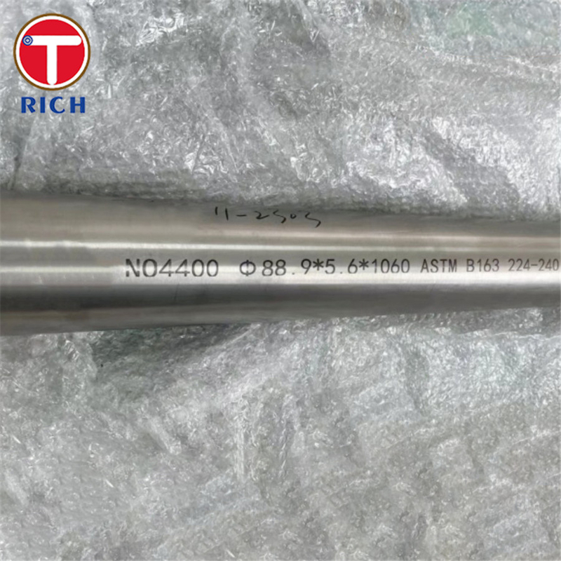 ASTM B165 Monel 400 Dikişsiz Çelik Tüp Nikel Bakır Alaşımı UNS N04400 Otomobil İçin Dikişsiz Çelik Tüp
