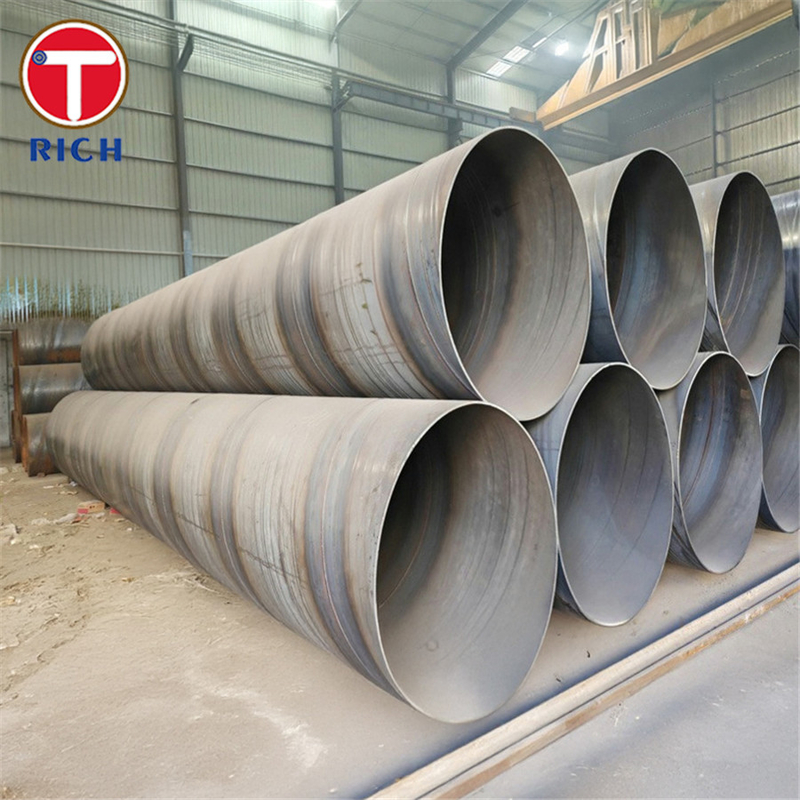 ASTM A1005 Gr.50 Sıvı Taşıma için Siyah Düz Sonlu Helikal Dikişli Kaynaklı Çelik Tüp