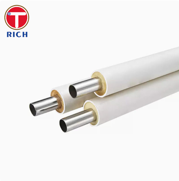 ASTM A213 PVC kaplı çelik boru yalıtım için dikişsiz austenitik paslanmaz çelik boru