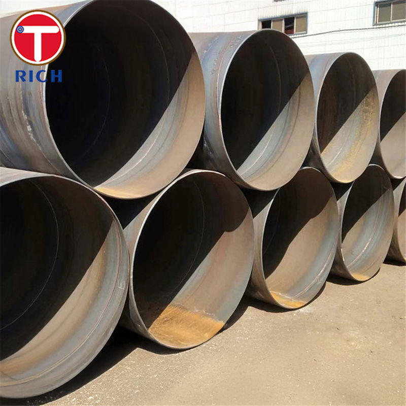 ASME SA139 Karbon Çeliği Testere Boruları Otomotiv Endüstrisi İçin Karbon Çeliği Spiral Kaynaklı Boru