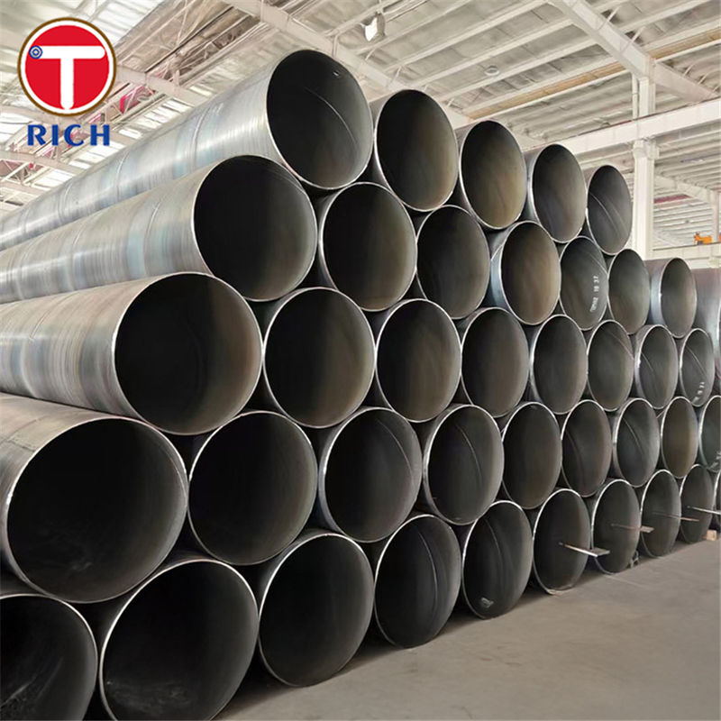 ASME SA139 Karbon Çeliği Testere Boruları Otomotiv Endüstrisi İçin Karbon Çeliği Spiral Kaynaklı Boru