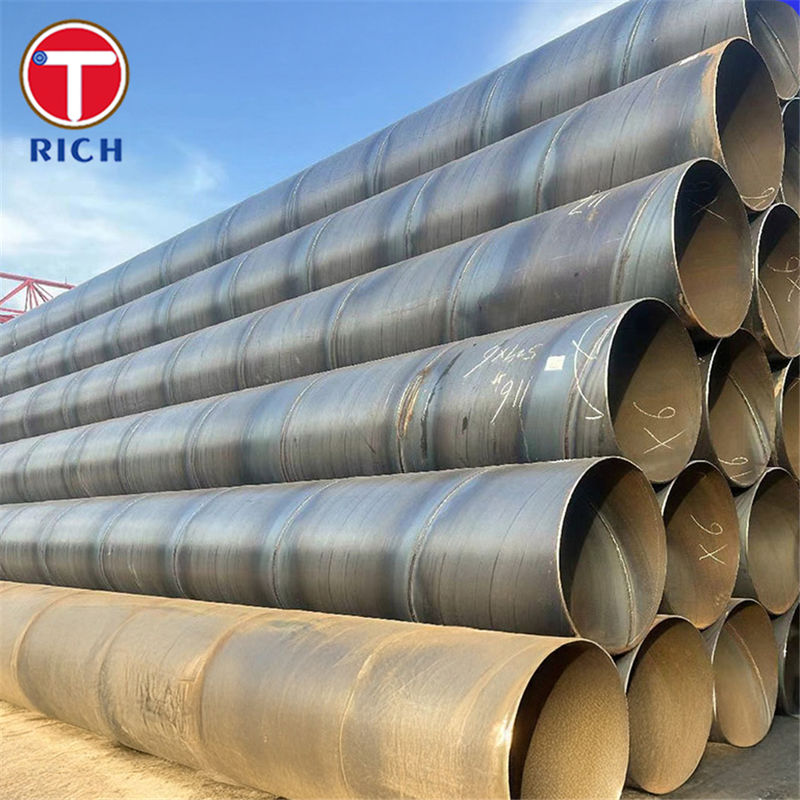 ASME SA139 Karbon Çeliği Testere Boruları Otomotiv Endüstrisi İçin Karbon Çeliği Spiral Kaynaklı Boru