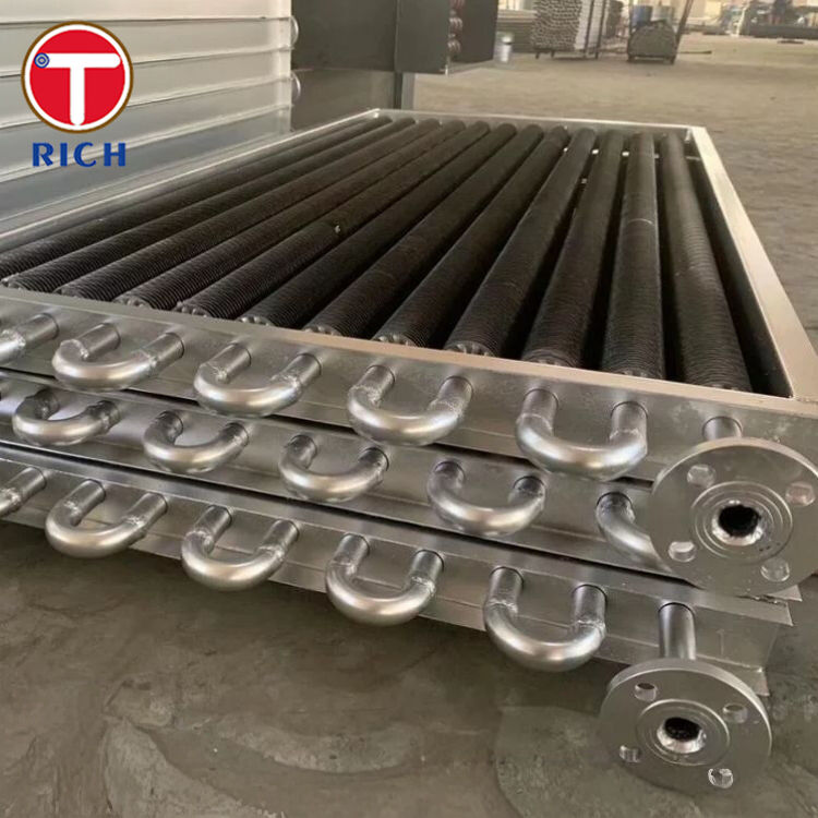 Korrozyona dayanıklı ısı değiştiricileri için alüminyum L-Ayak Gerginlik Yarı L Tipi Fin Tüp