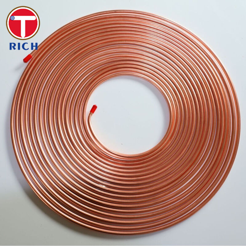 Otomobil kullanımı için bakır kaplanmış Bundy Tube Çift Duvarlı Düşük Karbonlu Çelik Tüp