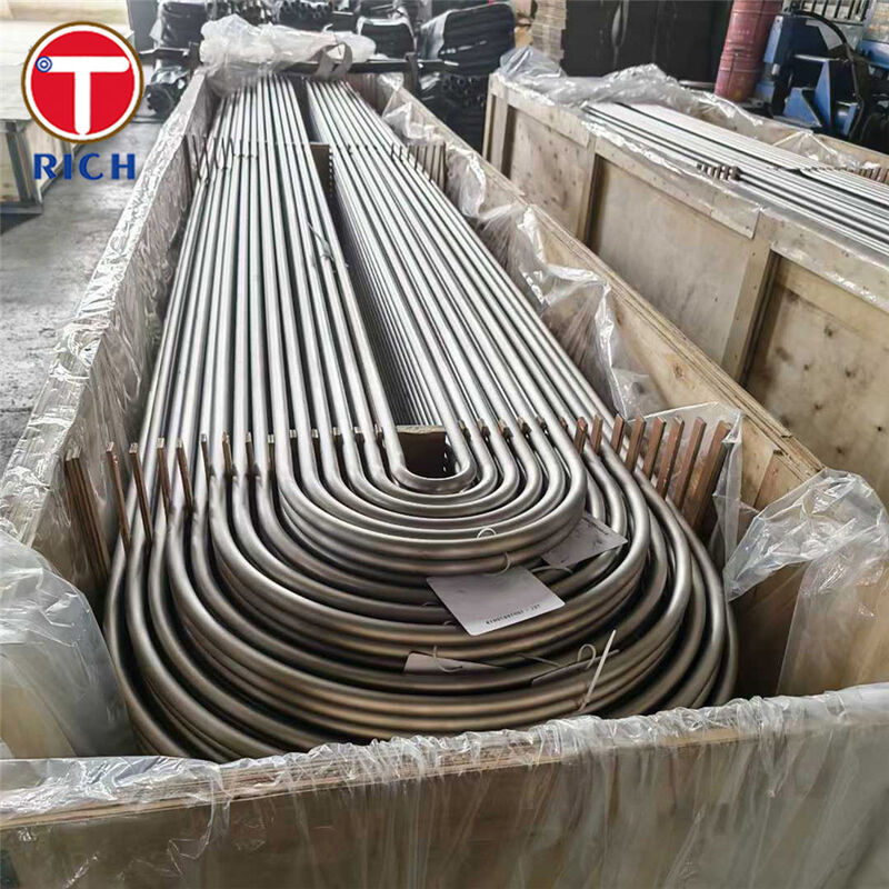 ASTM A179 Sıcaklık Değiştiricileri için Soğuk Çekişsiz Düşük Karbonlu Çelik U Bend Tüp