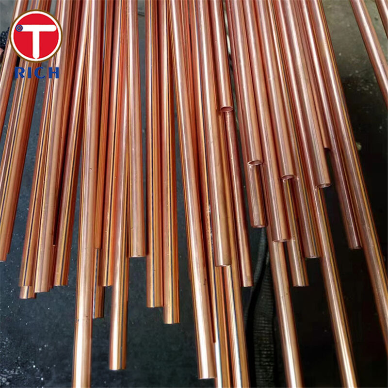 SAE J527 Fren hattı uygulamaları için 4.76-12.7 mm dış çaplı bakır kaplı bantlı boru