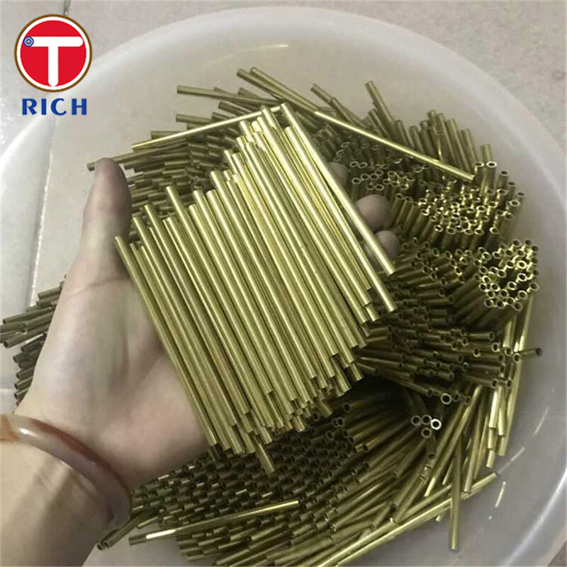 BFe10-1-1 Etkili ısı aktarımı için korozyona dayanıklı ve deniz suyu dayanıklılığı olan dikişsiz bakır-nikel kondansör tüpü