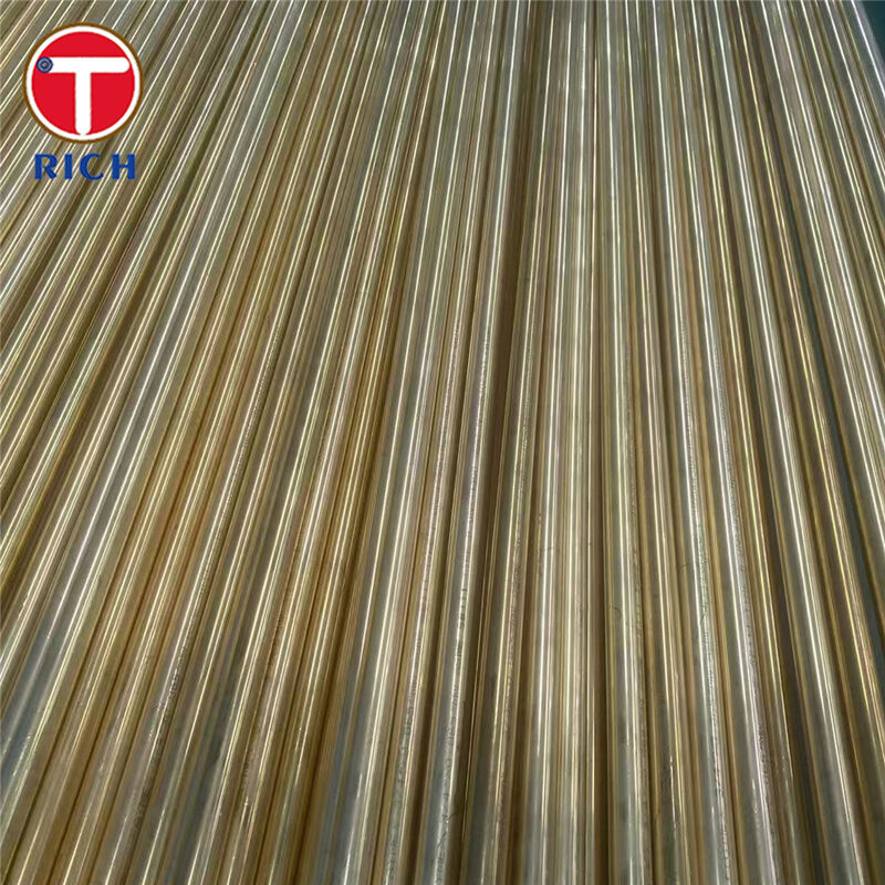 BFe10-1-1 Etkili ısı aktarımı için korozyona dayanıklı ve deniz suyu dayanıklılığı olan dikişsiz bakır-nikel kondansör tüpü