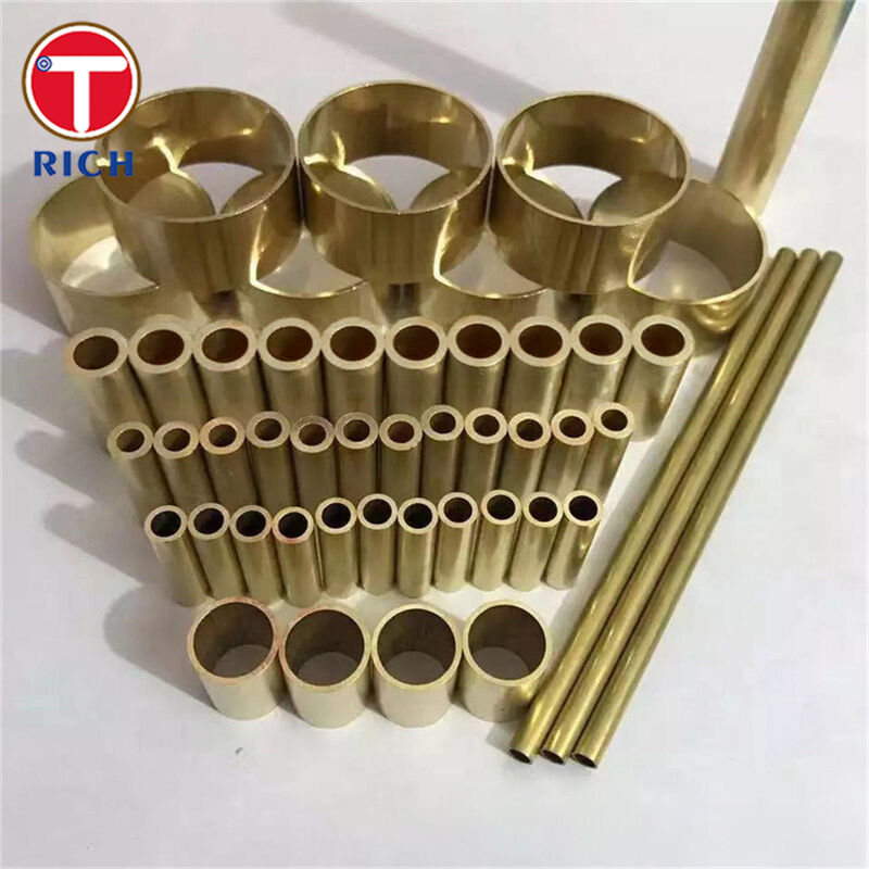 BFe10-1-1 Etkili ısı aktarımı için korozyona dayanıklı ve deniz suyu dayanıklılığı olan dikişsiz bakır-nikel kondansör tüpü