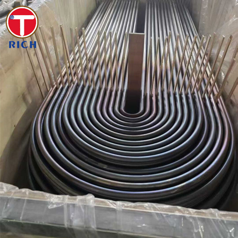 ASTM A179 A192 Sıcaklık Değiştiricileri için basınç taşıyan yapıya ve kontrol edilen U-Bend Geometriye sahip dikişsiz karbonlu çelik U bükümlü borular