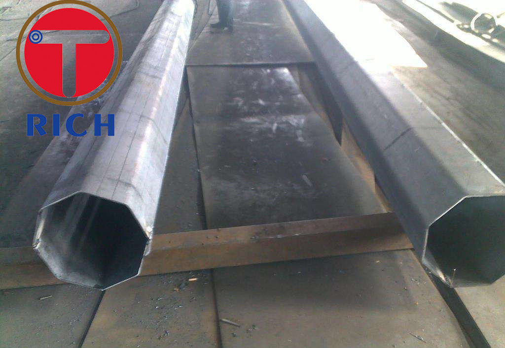 Fotovoltaik iskelet için galvanize sekizgen çelik boru 2-10mm