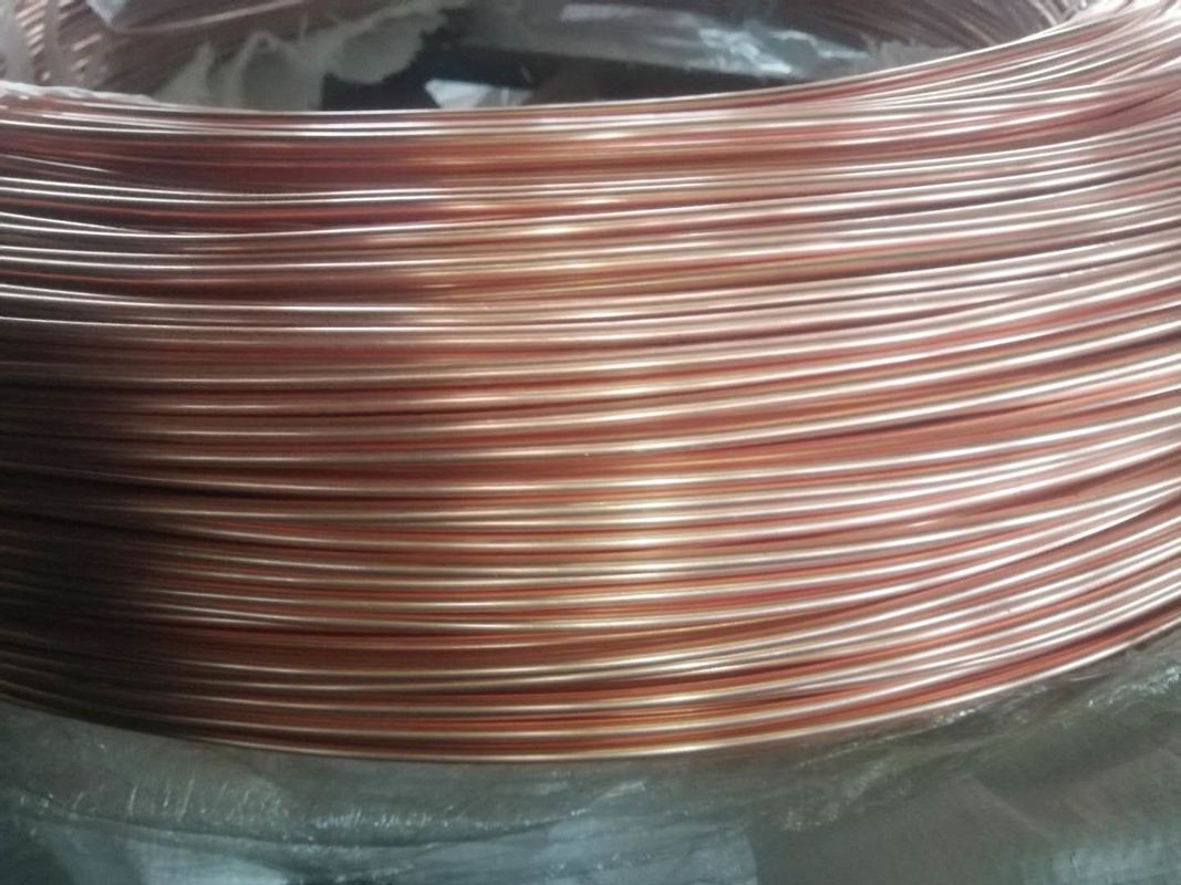 ASTM A254 ZInc Kaplama Evaporatör için Çift Duvar Kaynaklı Bundy Çelik Borular