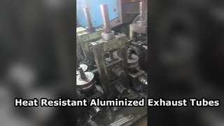 Otomotiv için Yüksek Isı Alüminize Çelik Kaynaklı Egzoz Boruları