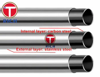 İyi bir fiyat. GB / T18704 Q195 Q235 12Cr18Ni9 Paslanmaz Çelik Kaplama Borular OD 12.7mm - 325mm çevrimiçi