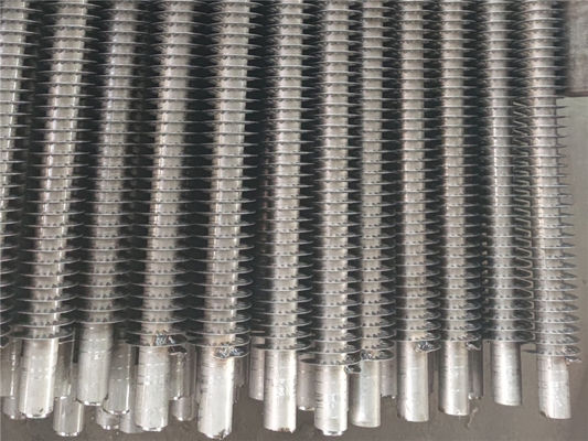 İyi bir fiyat. Yüksek Sıcaklık Isı İletim Yağı İçin 0.3mm Kalınlık Alüminyum Kanatlı Borular çevrimiçi